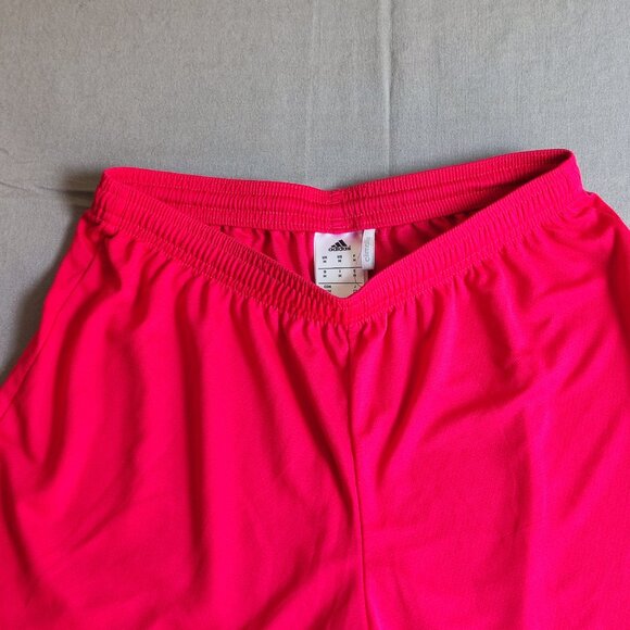 Adidas athletic shorts women's size M pink and white climalite - Picture 2 of 14